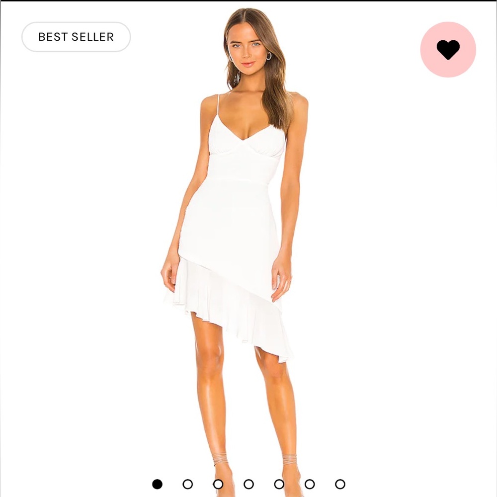 Revolve superdown white mini dress